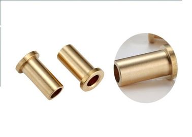 Customized Brass Bushings And Bearings , 1/2 Inches -1 Inches Flange Bushing Sleeve